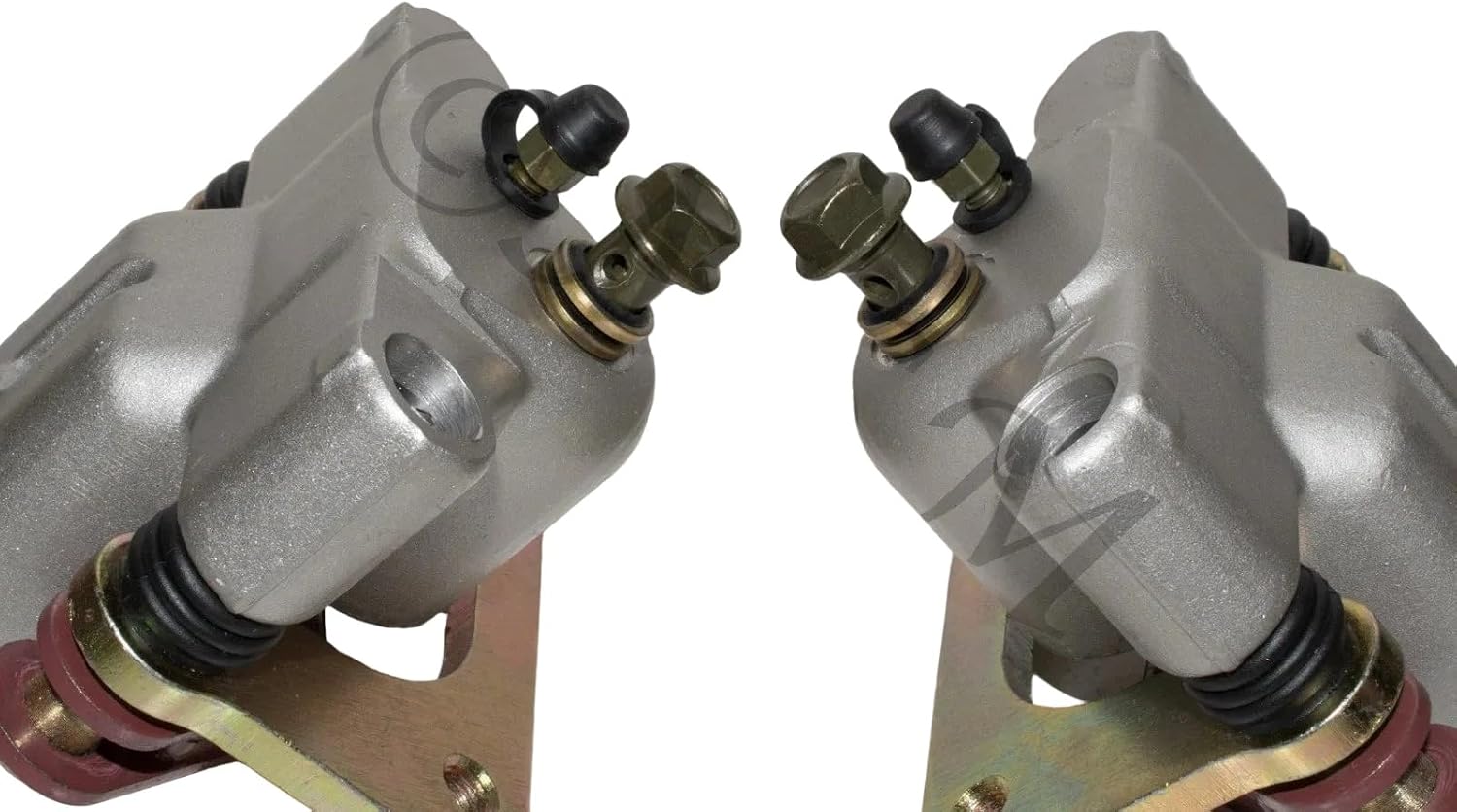 RW 0315-101/102 Front Brake Caliper Set with Pads Compatible with Polaris
