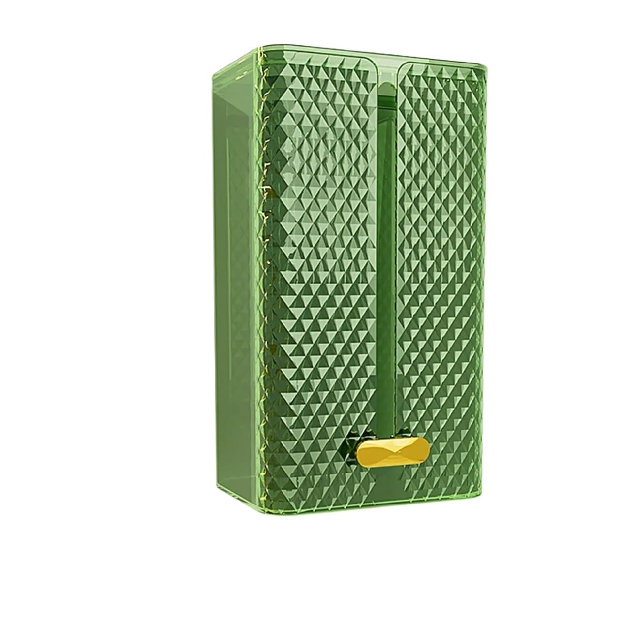 Porta fazzoletti moderno montato a parete, porta, igienici, for bagno, ufficio, soggiorno, ristorante, scrivania Per Cucine(Green)