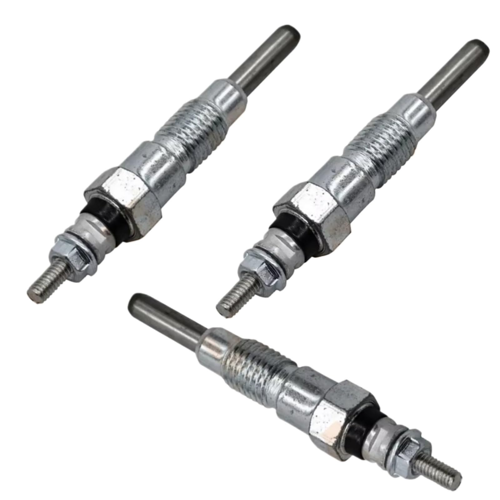 Compatibile con Kubota D650 D750 D850 D950 D1102 D1302 1595165510 1595165512 Pezzi Di Ricambio Motore 3 Pezzi Candeletta 15951-65510 10mm preriscaldamento spine