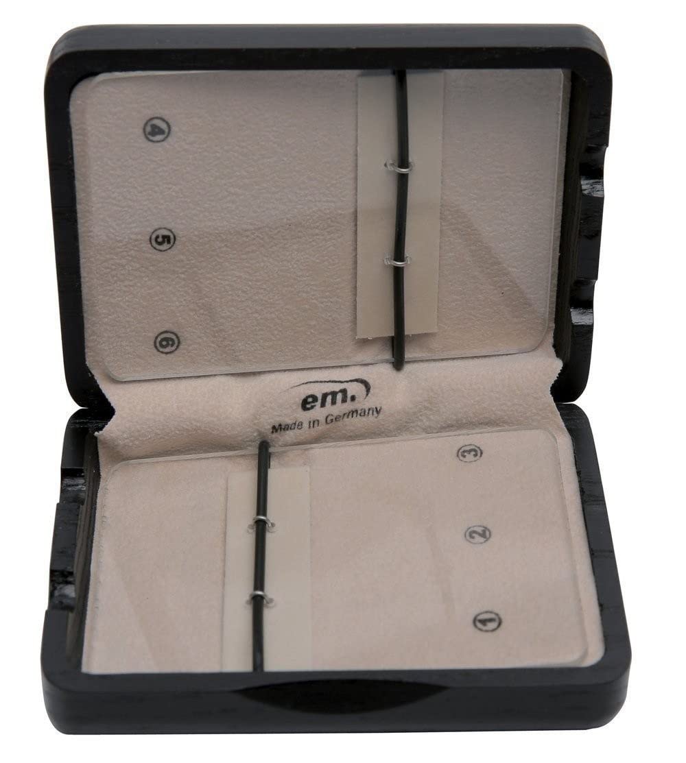 Gewa 751024 Blätteretui Tenor Saxophon 6 Blätter, schwarz lackiert