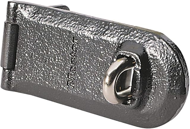 Master Lock 723EURD Heavy Duty Outdoor Door Padlock Hasp, 14 x 6 cm