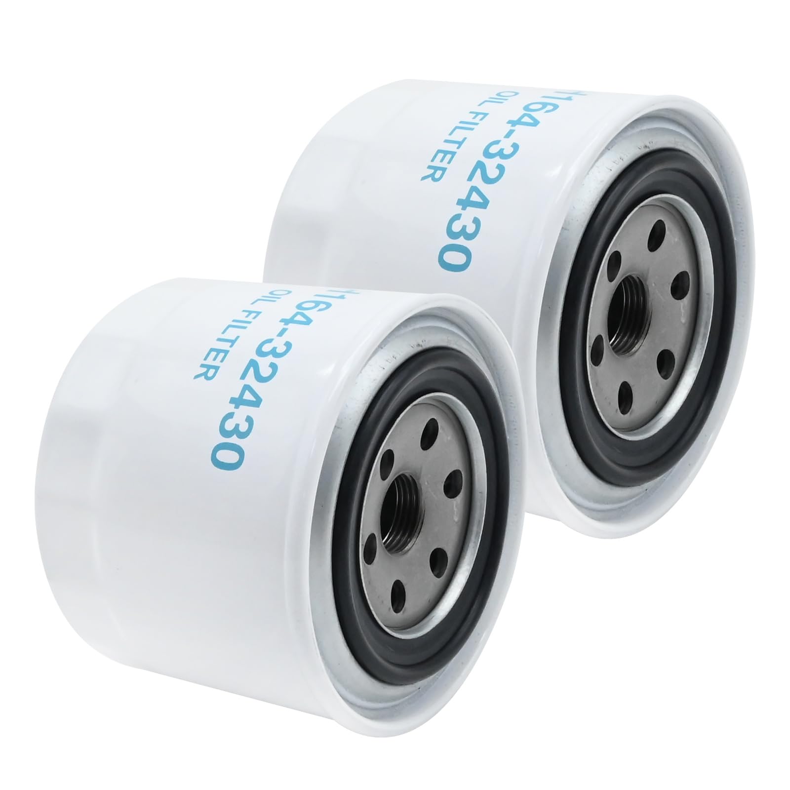 Vkinman 2Pcs HH164-32430 Engine Oil Filter, Replacement for Kubota L2800 L2850 L2900 L2950 L3000 L3010 L3130 L4240 M4900 M5700 M5140 MX4700 KX121-2 KX151 RTV1100, Replaces 17321-32430 122-0185