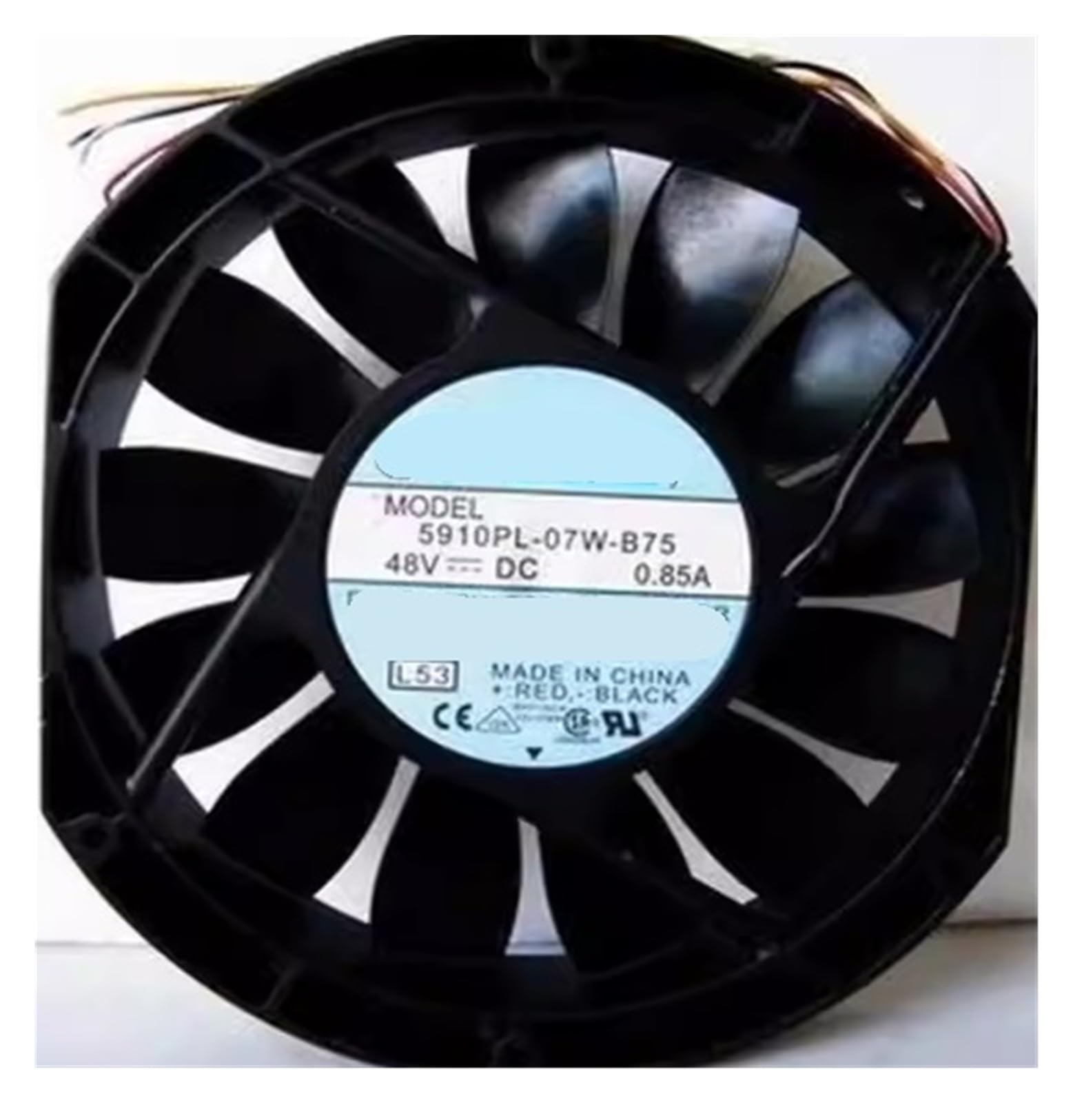 Lzikkgki One Color 5910Pl-07W-B75 Dc48v 0.85A 17025 170X170x25mm Cooling Fan