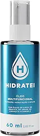 Óleo Multifuncional Hidratei Nutrição Capilar 60 ml – Termoprotetor, Redutor de Frizz, Selador de Pontas e Efeito Gloss para Todos Tipos de Cabelo
