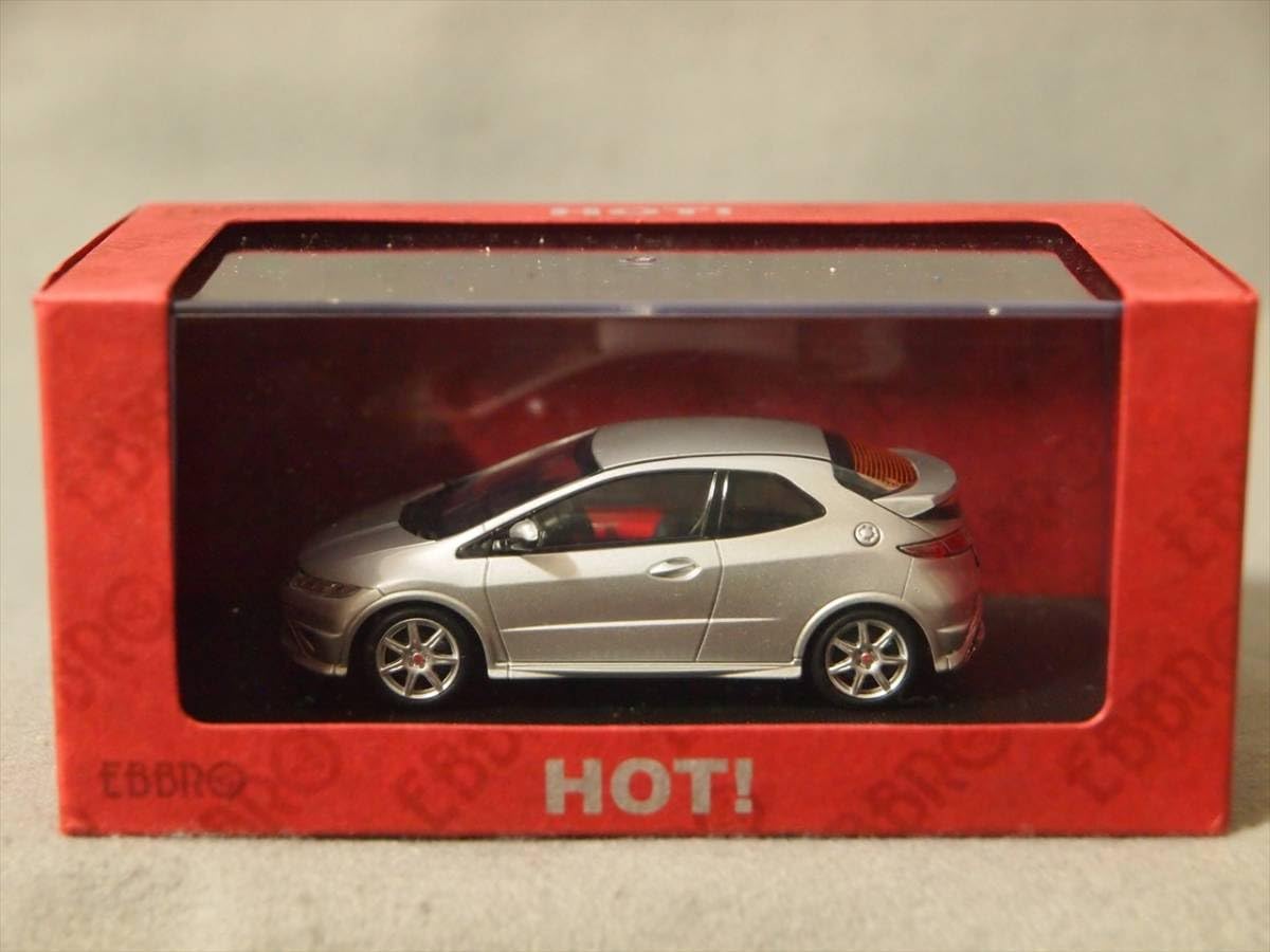 Amazon | ミニカー シビック Type R EURO FN2 Silver EBBRO 1/43 44249