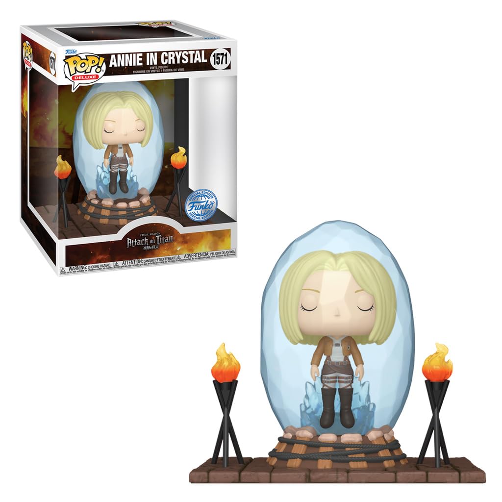 Amazon.com: Funko Pop! Deluxe: Attack on Titan - Annie in Crystal