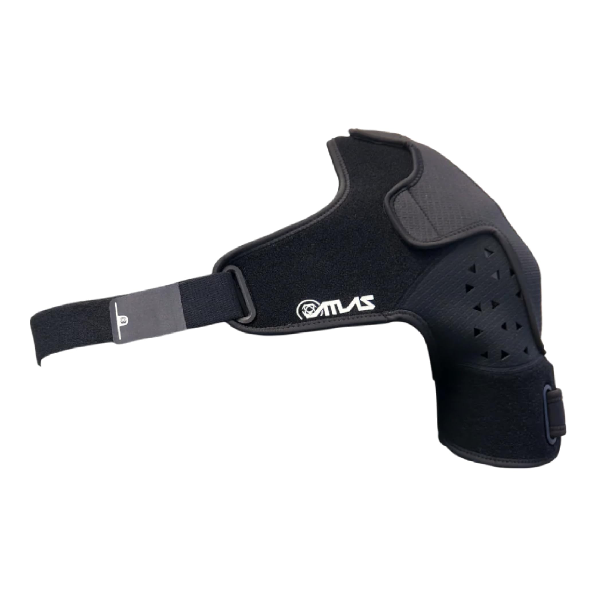 Atlas Shoulder Brace Black LG XL A2050-01-020 CE Certified Reversible Design for Left or Right Shoulder Adjustable Support