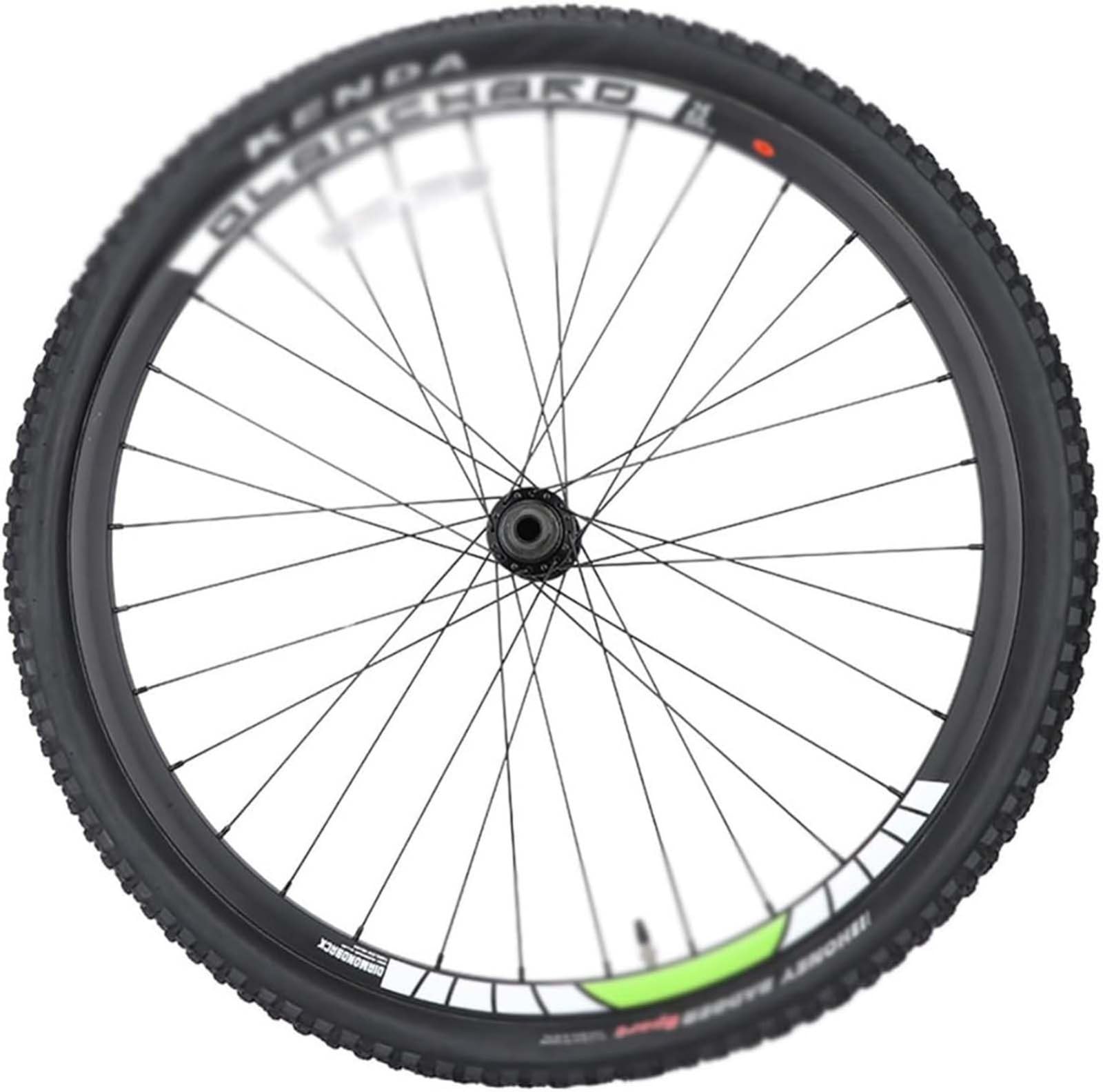Generic Mountain Bike Ruote da 29 Pollici, Perno Passante Anteriore e Posteriore a sgancio rapido, Set di Ruote MTB con Pneumatico Esterno 29X2, Cerchio Center Lock