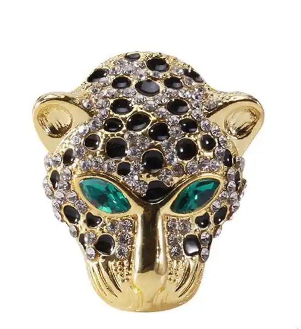 Adorn Glod Plated TigerFace-Shaped Wedding Brooch/Lapel pin for Men & Women.(B2224G) (B0CR3L93FR) Amazon Price History, Amazon Price Tracker