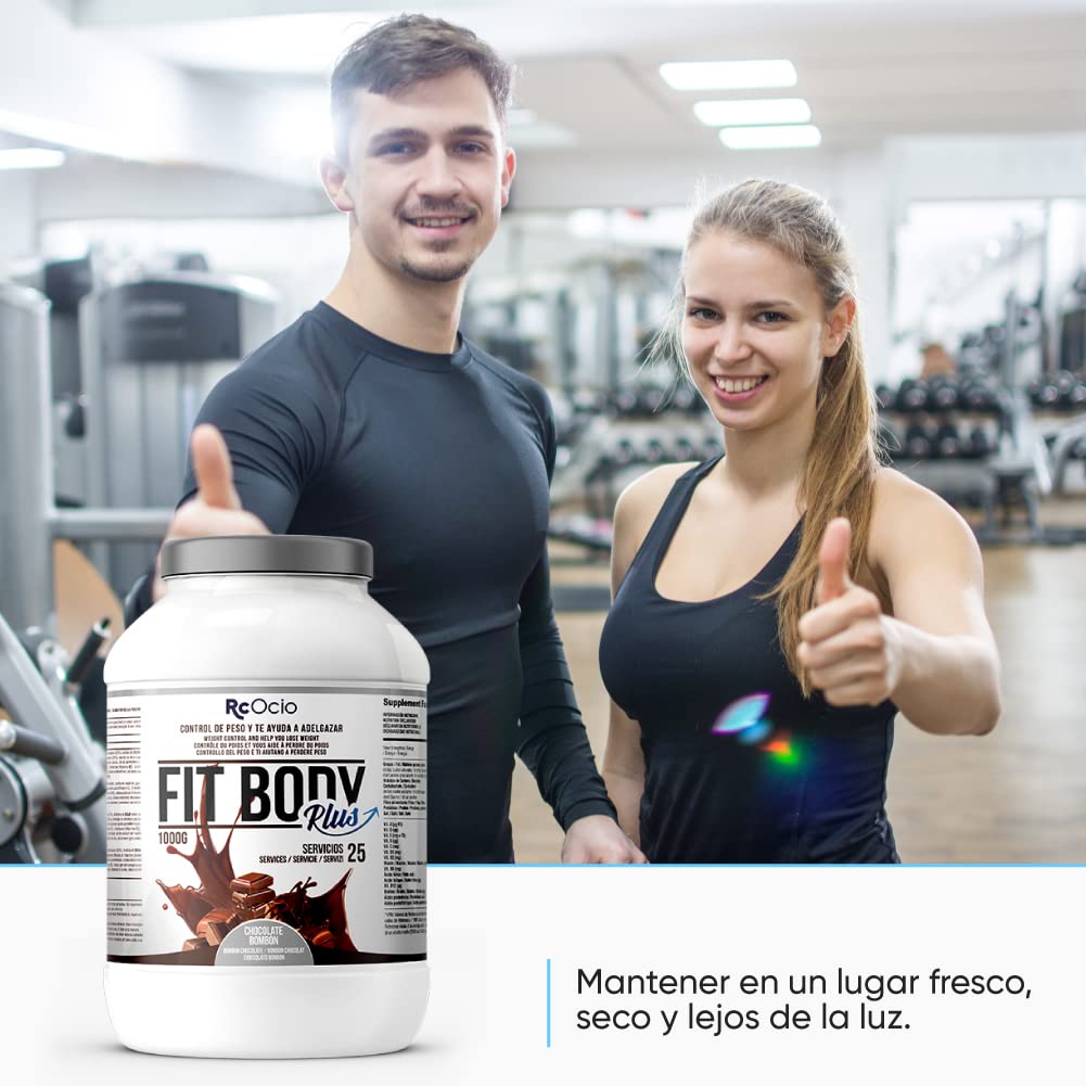 Batidos Sustitutivos de Comida con Proteínas y Colageno | Ayuda al control de Peso | Batido Dietetico Saciante para Hombre y Mujer | Chocolate - Vainilla - Fresa |