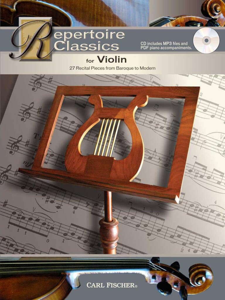 Repertoire classics for violin violon +cd