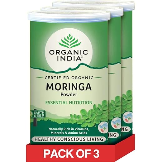 Organic India Moringa Powder 100g Pack 100 g