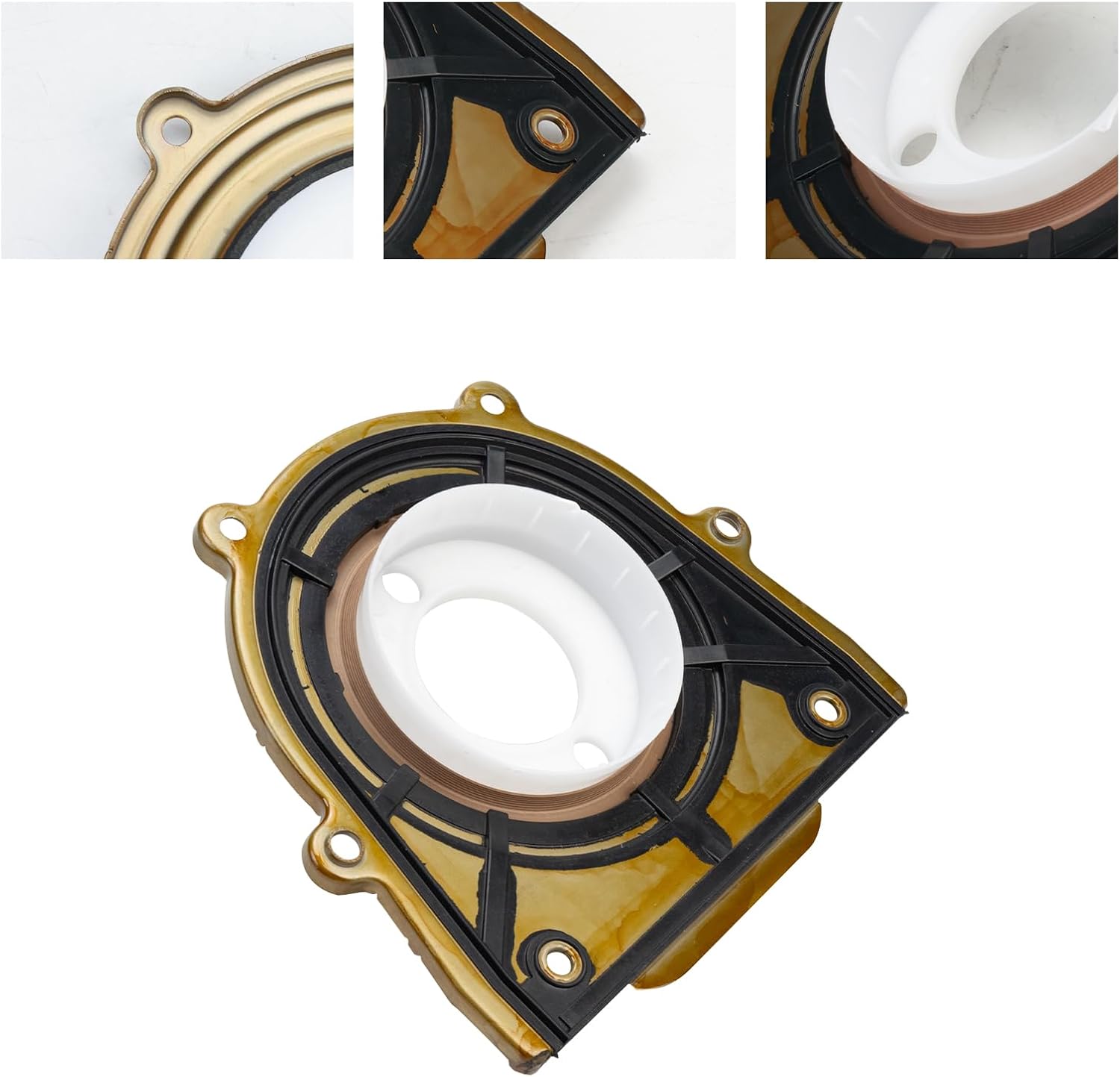 Engine Crankshaft Rear Main Seal Compatible for Escape Explorer Fusion Taurus Cmax Edge F-ocus Transit Connect Ranger MKZ MX5 Miata 3 5 6 CX7 Engine Crankshaft Rear Main Seal