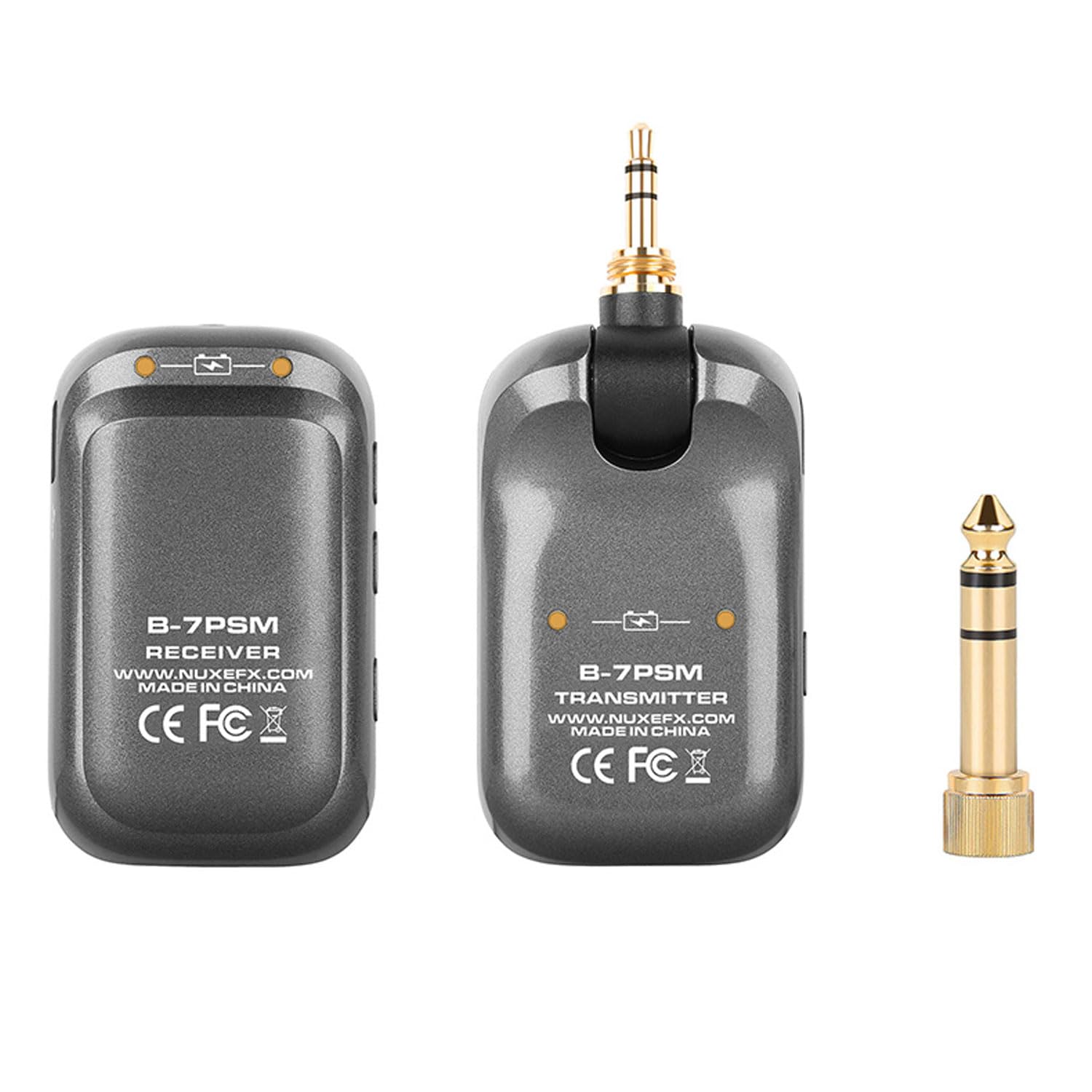 Generisch Nux B-7 PSM - Sistema de monitor inalámbrico in-ear con funda de carga y auriculares in-ear Audiofly