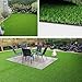 Griclner 0.7inch Realistic Synthetic Artificial Grass Turf Pet Faux Grass Astro Rug Carpet 7FTX13FT Indoor Outdoor Garden Backyard Balcony with Drainage Holes