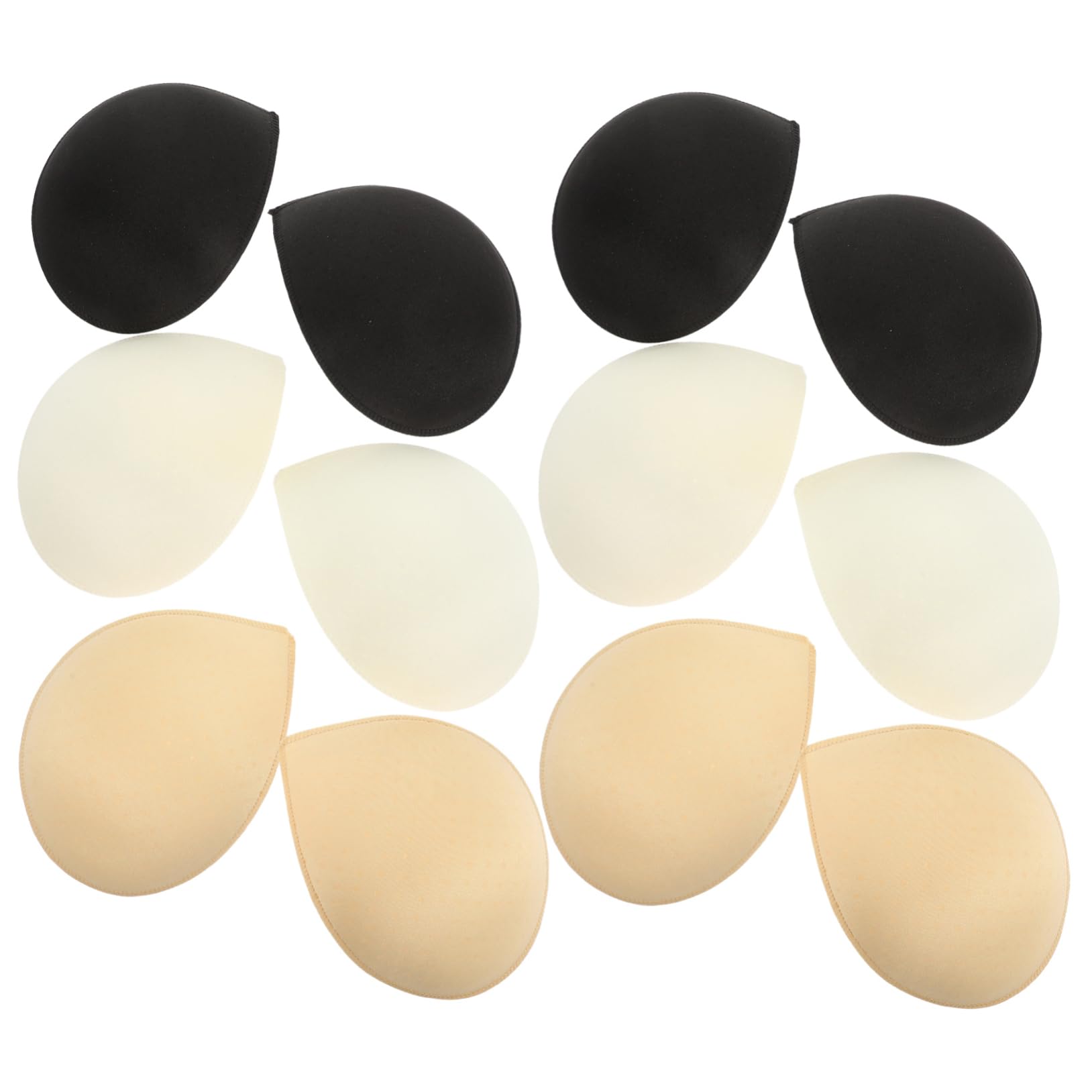 Beaupretty 6pares Almohadillas De Esponja Para Sujetadores De Inserciones Para Sujetadores Deportivos Reutilizables y Lavables Para Bañador y Yoga