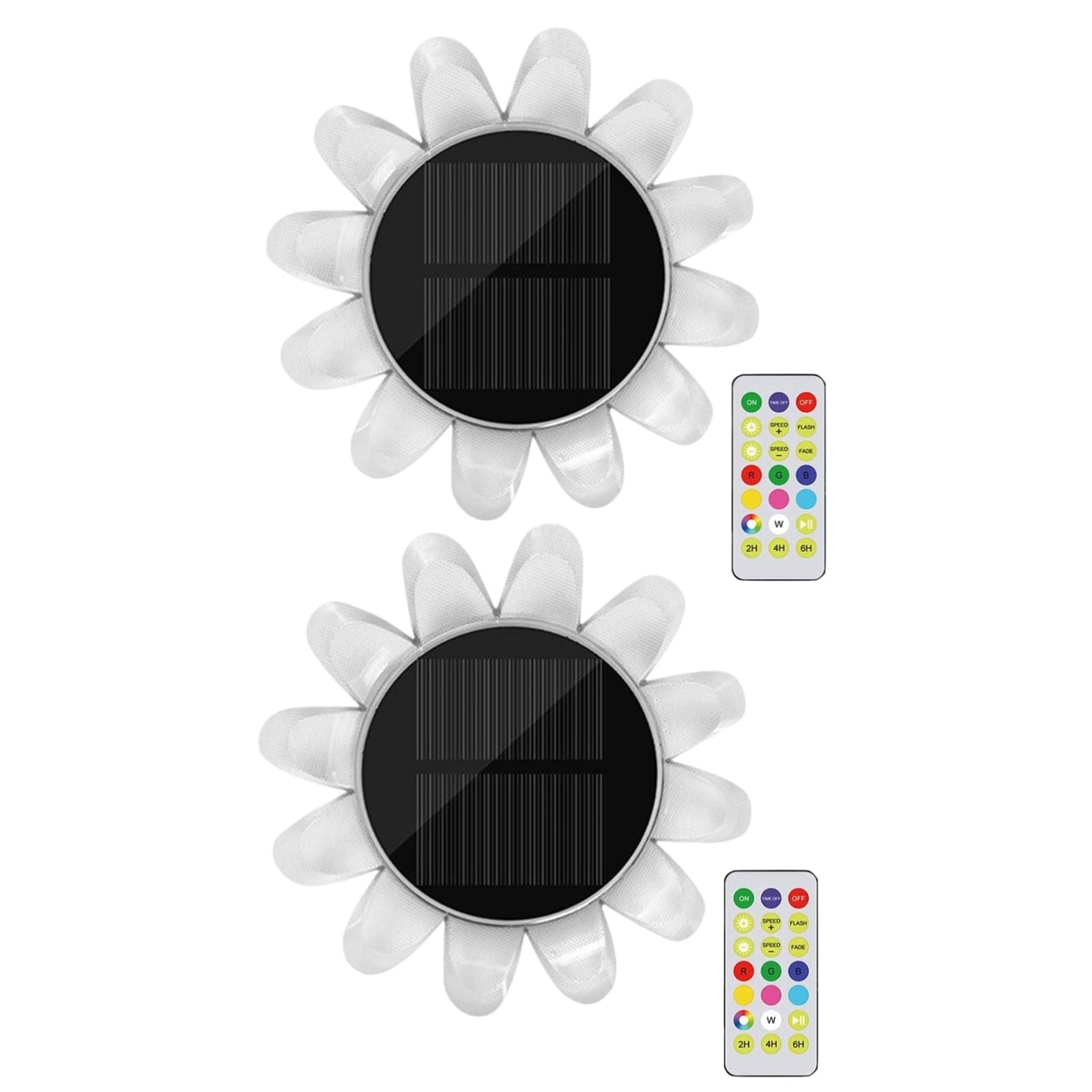 Solar Schwimmende Poolbeleuchtung, LED Teichleuchten mit Fernbedienung, Sonnenblumen-Design für Garten, ABS-Kunststoff, RGB-Lichteffekte, dekorative Beleuchtung für Pools, Teiche und Außenbereiche