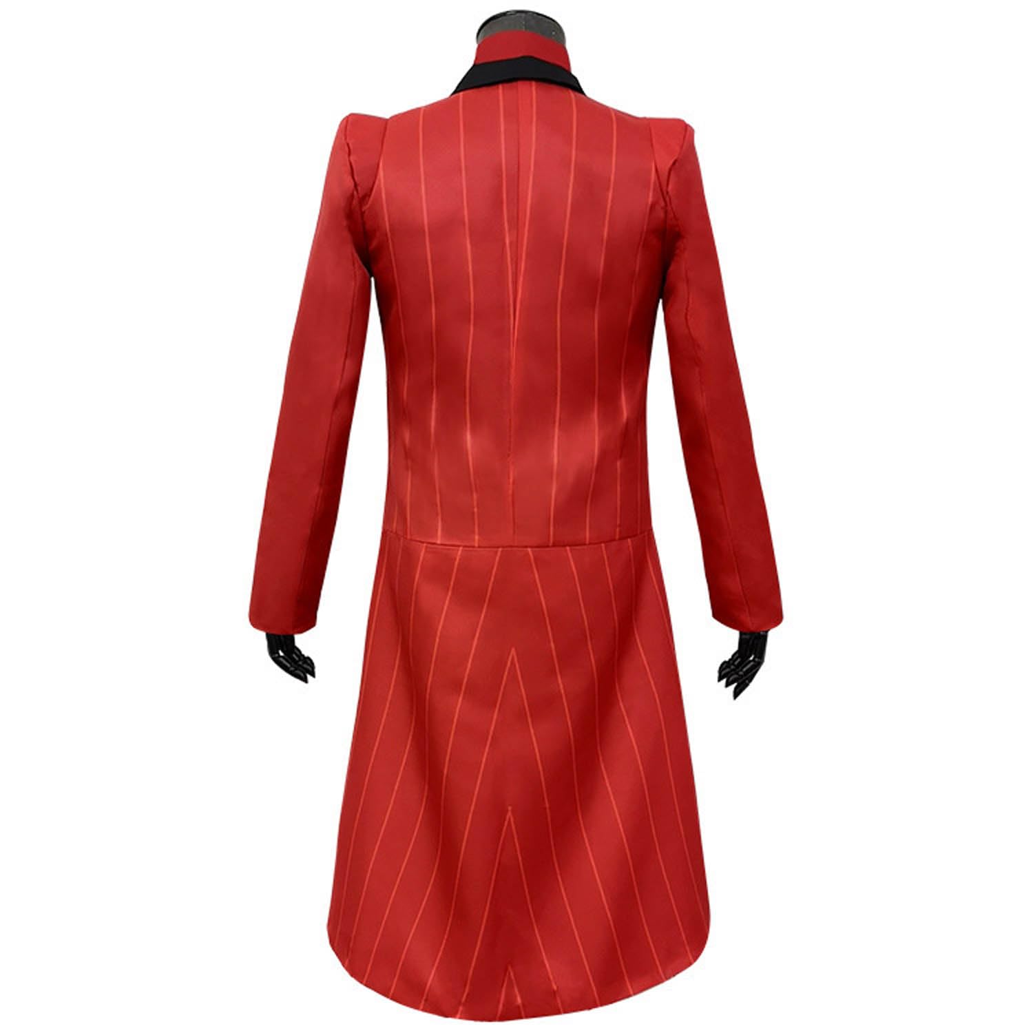 Anime Personaggio Alastor Costume Cosplay Vestito Vox Angel Dust Gioco di Ruolo Uniforme Set Completo Halloween Carnevale Festa Dress Up Suit con Parrucca per Uomo