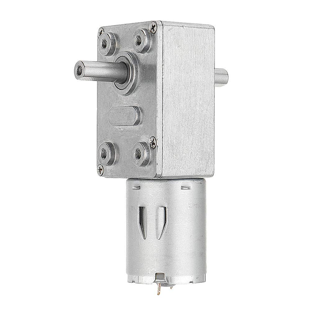 DollaTek JGY-370 DC 24 V 150 RPM podwójny wa?ek przek?adnia ?limakowa silnik samozaciskowy przek?adnia redukcyjna
