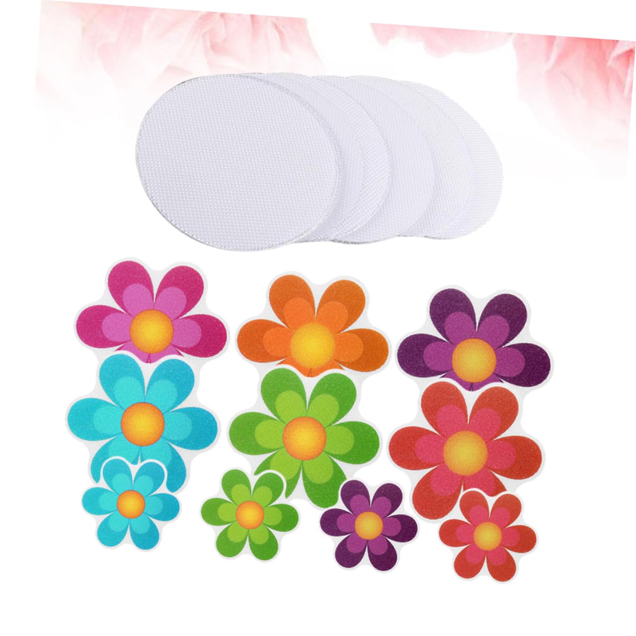 PRETYZOOM 60 Piezas Anti Pegatinas Navidad Tazas sin bañera calcomanías Antideslizantes Pegatina Redonda para baño Dibujos Animados Pegatinas Antideslizantes Cinta Adhesiva