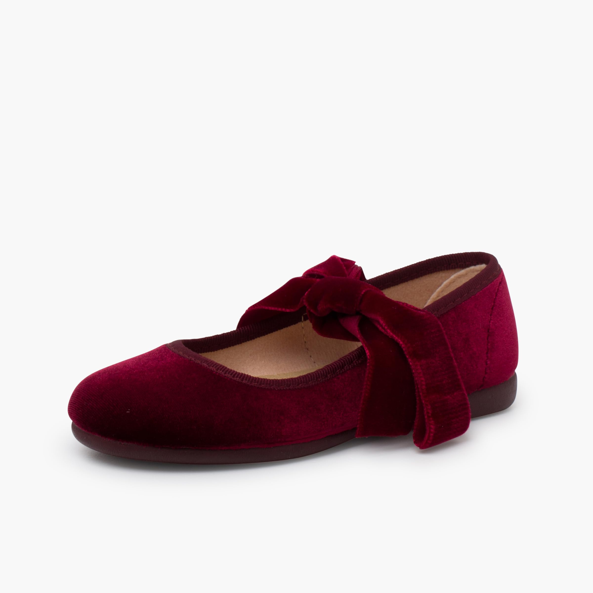 Pisamonas Ballerine con Cinturino Fiocco Velluto
