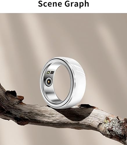 Miniatura 4 de Smart Ring - Medidor de paso de ritmo cardíaco, presión arterial, oxígeno en sangre, monitoreo del sueño, anillo inteligente, rastreador de