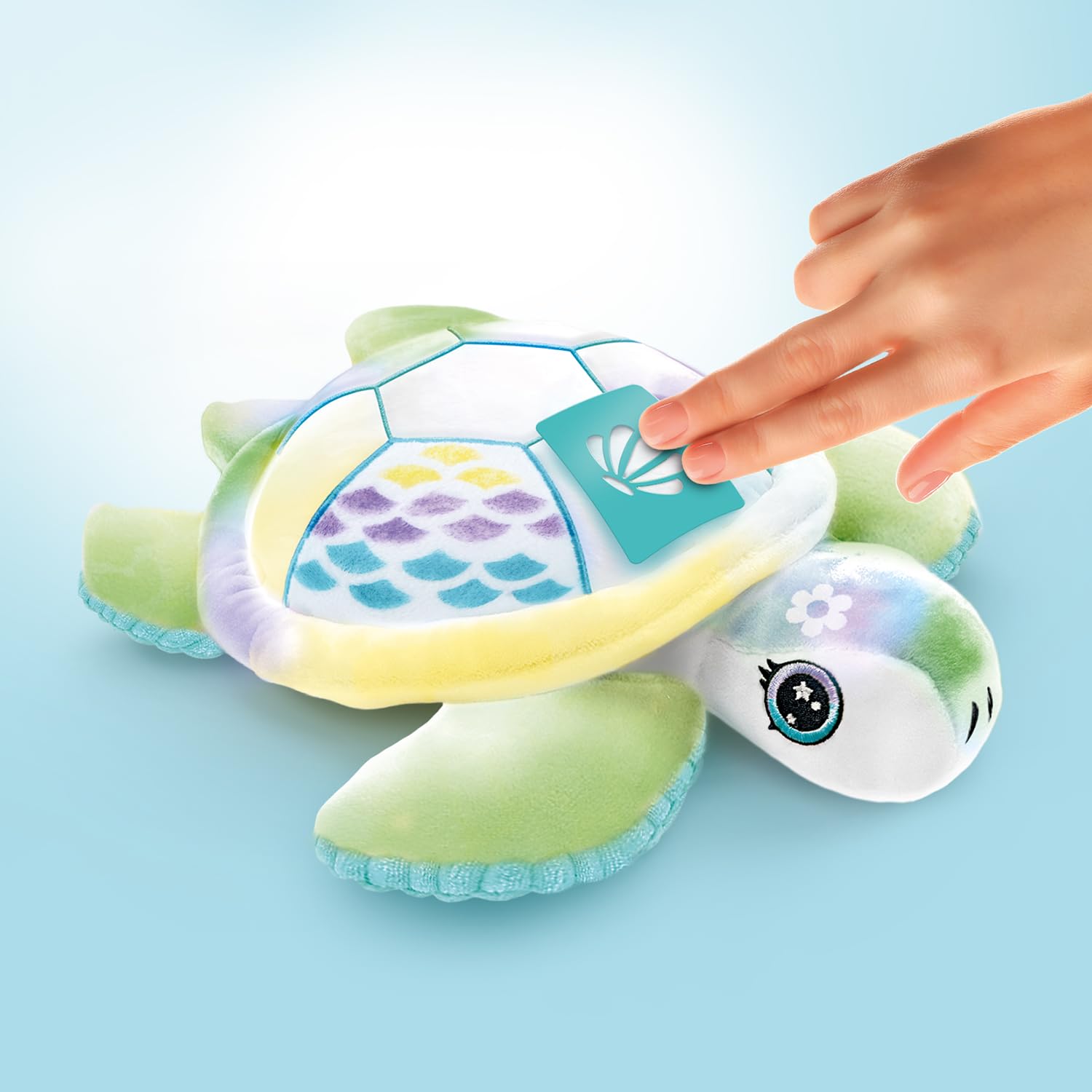 Canal Toys Airbrush Nature Żółw Dostosowywany - Pluszowa sztuka w sprayu z flamastrami i szablonami-certyfikaty FSC i GRS-od 6 lat 280-kanałowe zabawki, OFG 280