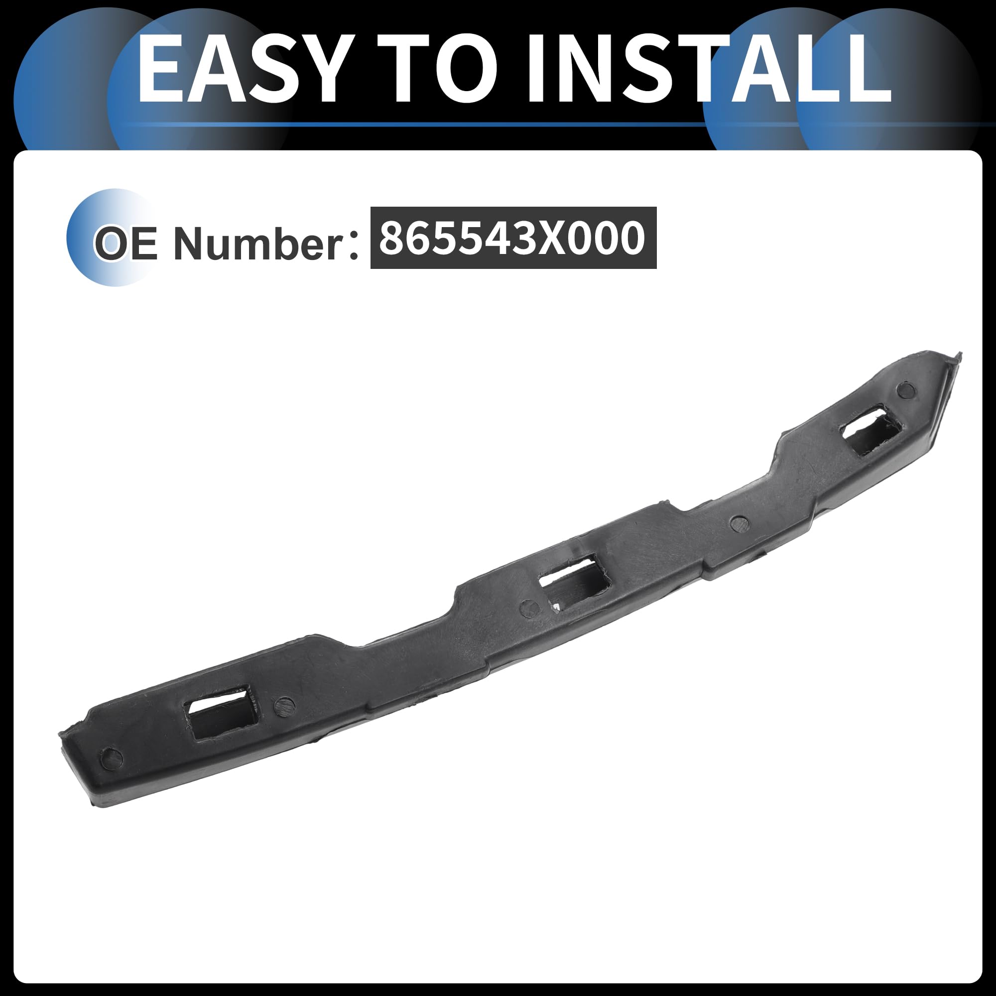 INFINAUTO Bumper Support Bracket, Right Side Front Bumper Retainer