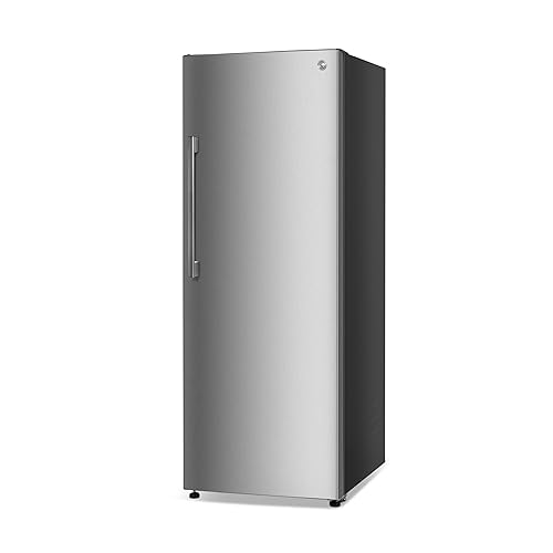 11.1 Cu. Ft. Convertible Freezer Refrigerator, Upright Fridge with Glass
