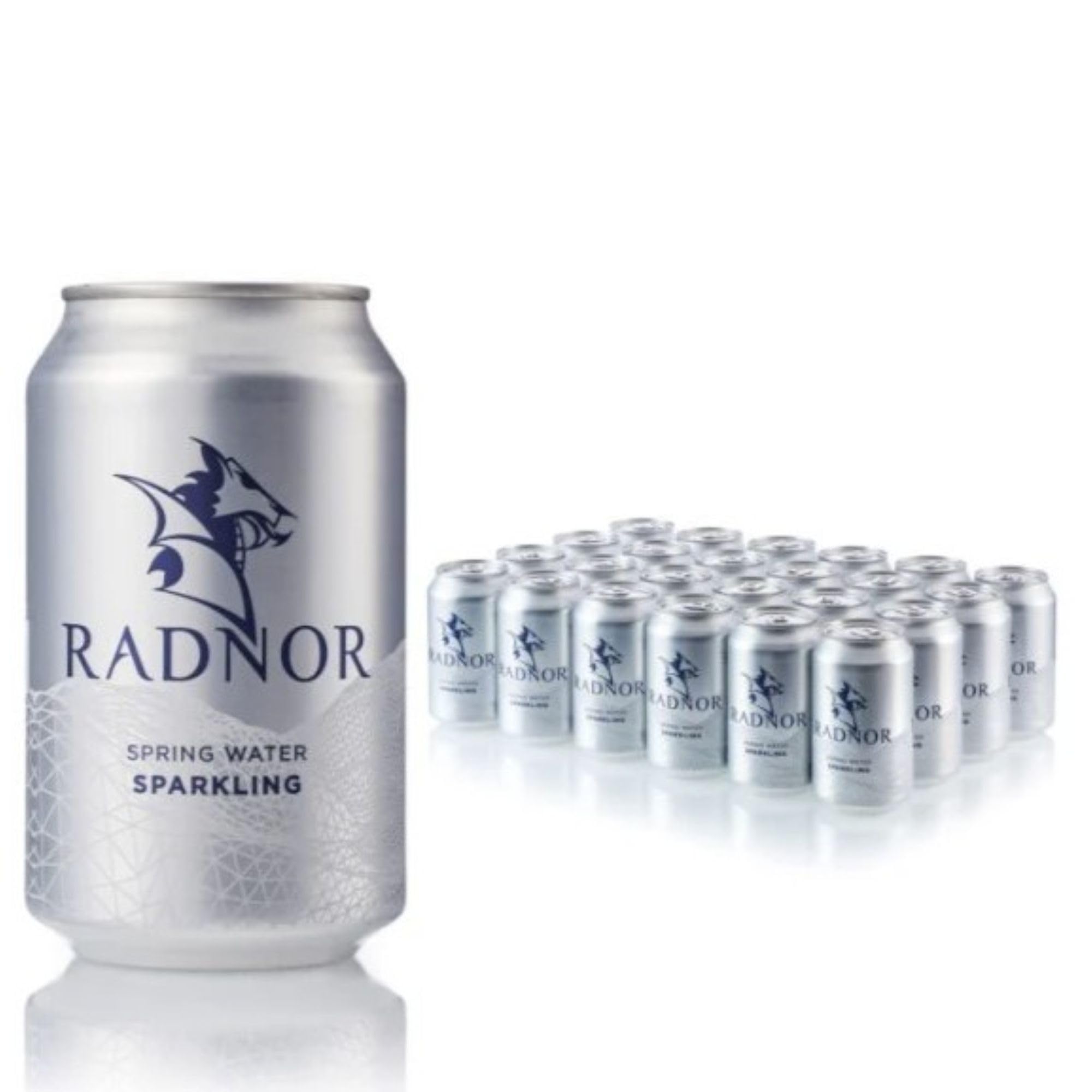 Radnor Hills Sparkling Spring Water Cans 330ml 24 Pack