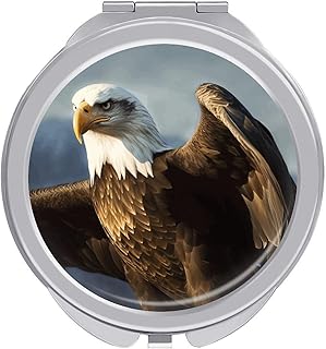 Portable Travel Makeup Mirror, Eagle Printed ...