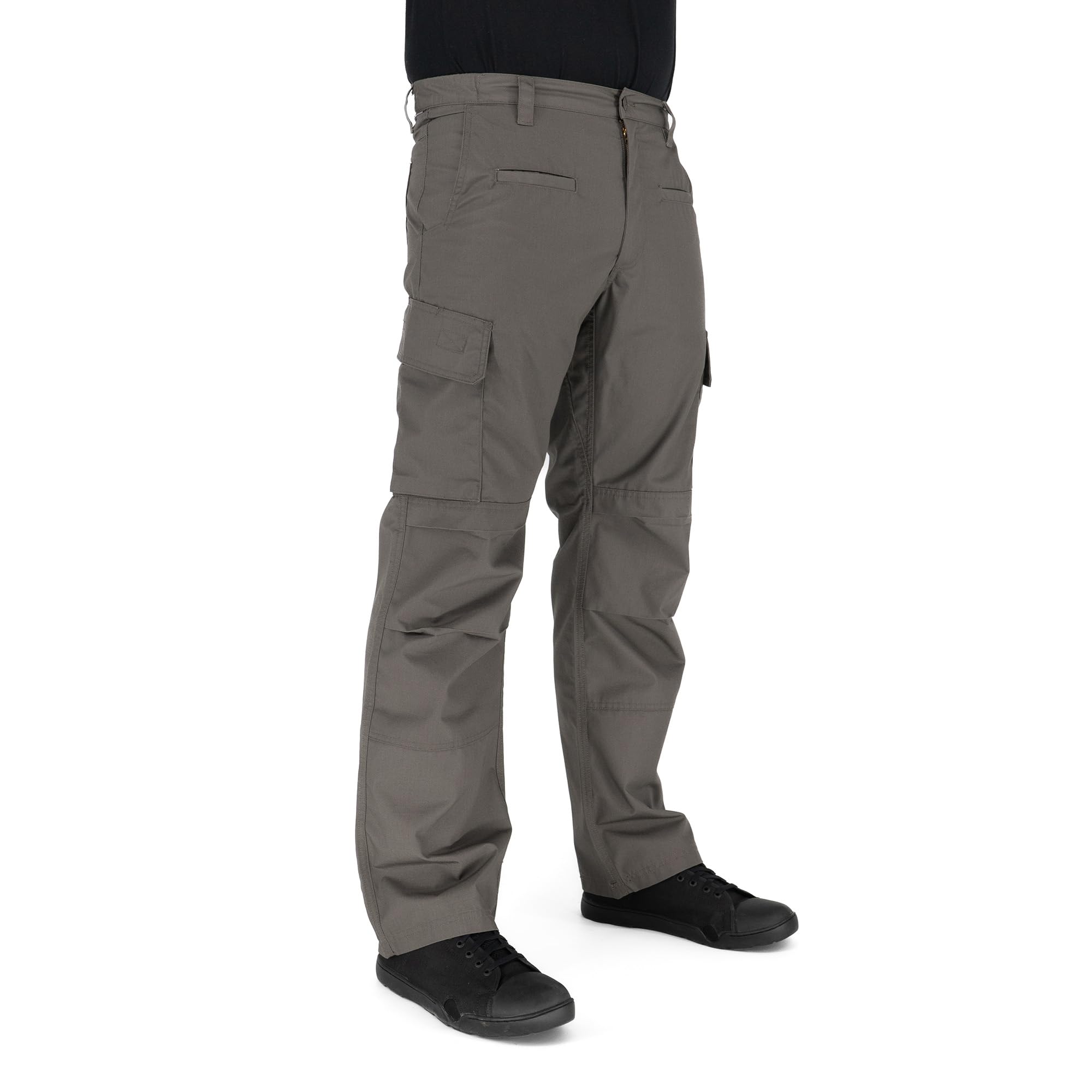 LA Police Gear Men's Benchmark Journeyman Ripstop Pant, Utility Work Pants, Carpenter Cargo Pants, Sierra, 36W x 34L