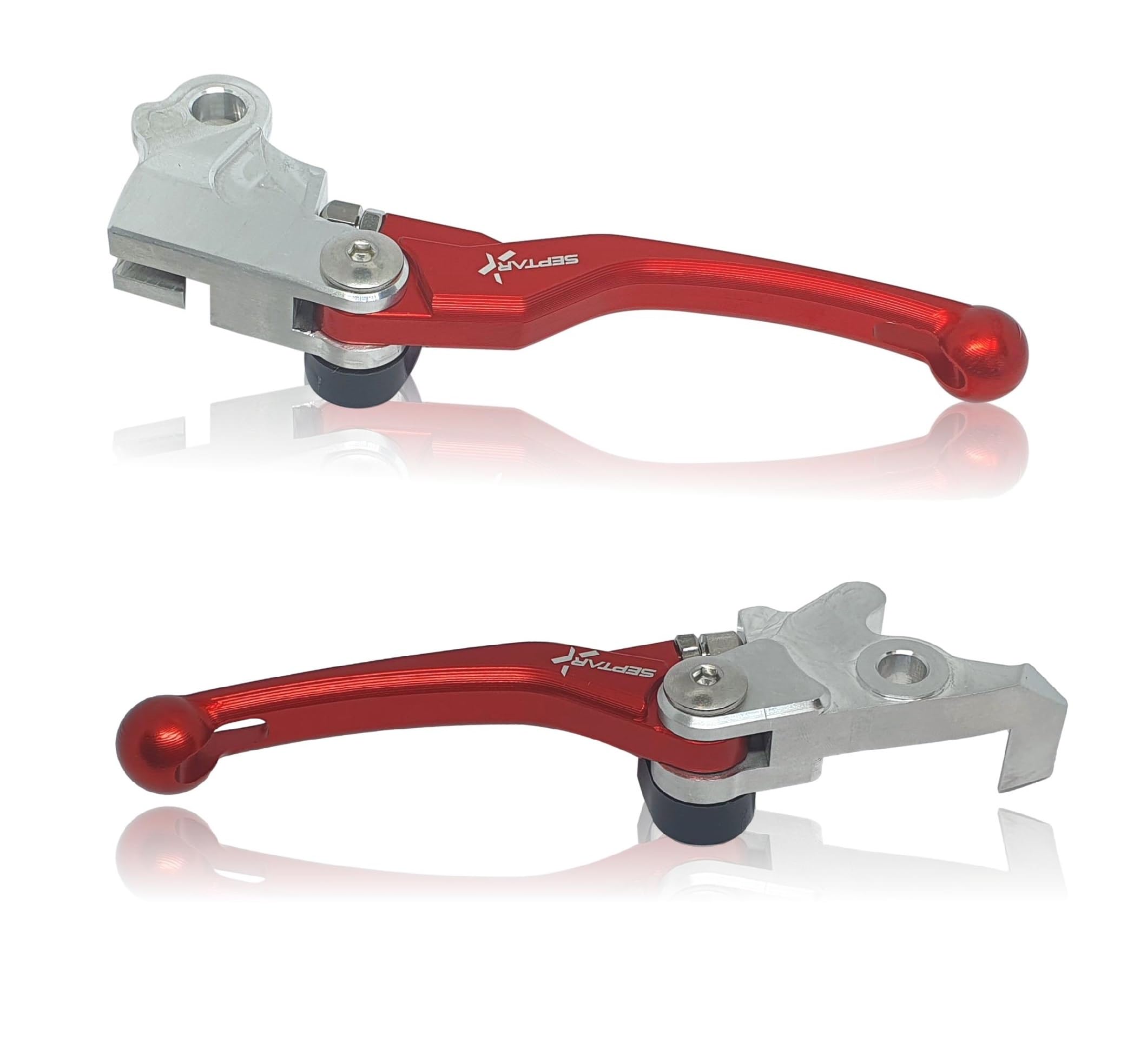 COPPIA LEVE FRENO FRIZIONE ANTIROTTURA REGOLABILI per FANTIC 50 125 performance 2020-2024 rosse