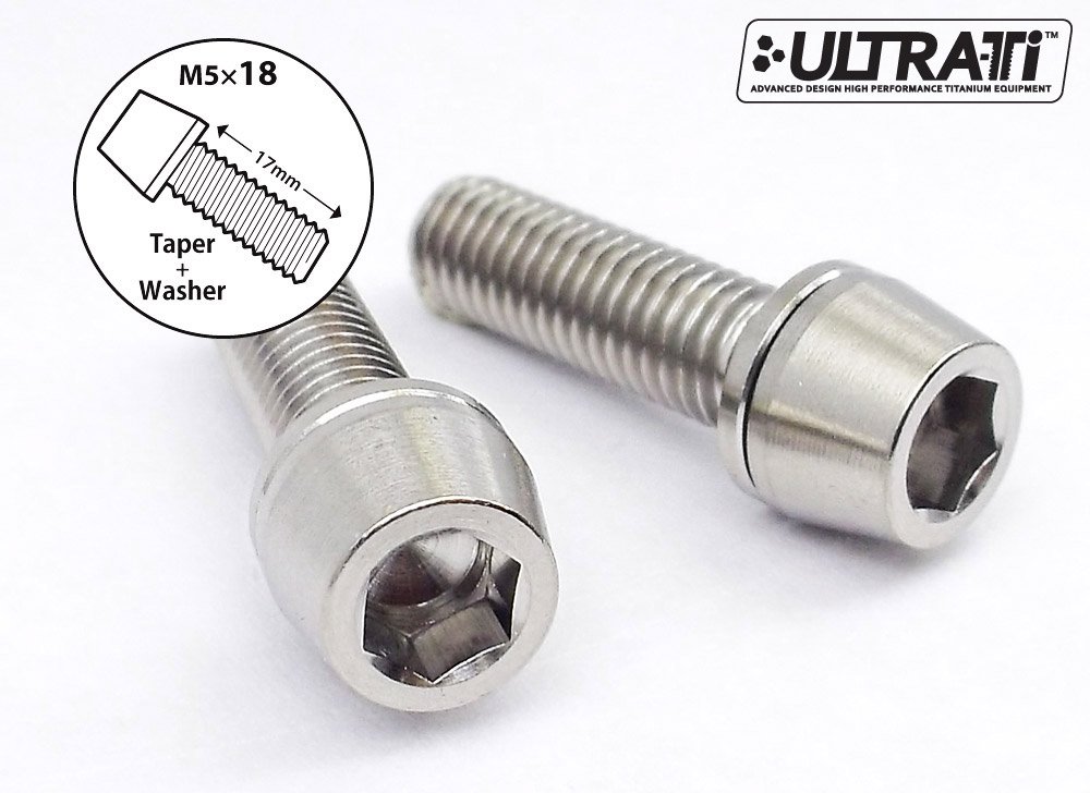 Amazon.co.jp: EGWORKS 高強度64チタンボルト ULTRA-Ti ステム用M5