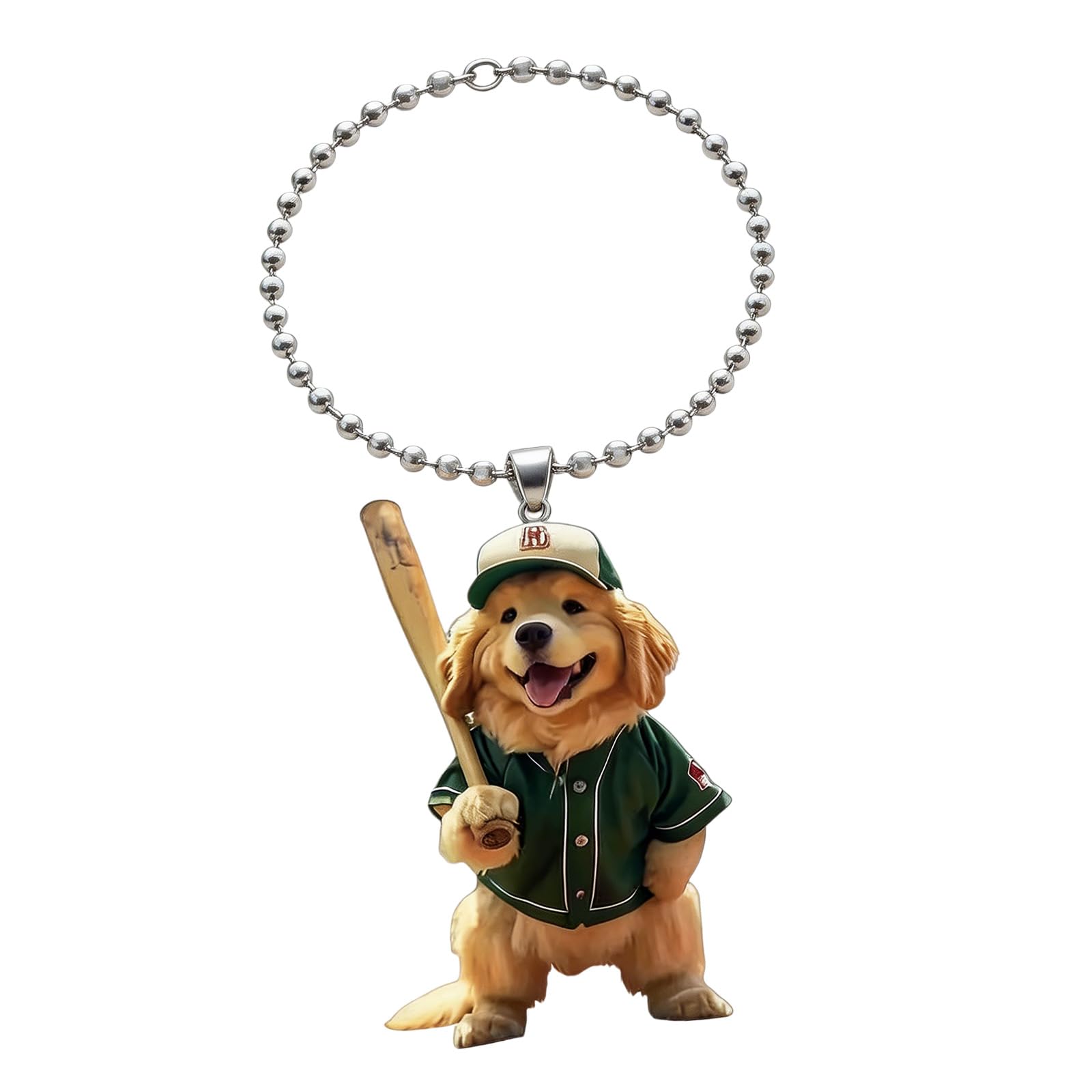 Msioytog Playful Dog Patterned Vehicle Hanging Charm Puppy Inspired Car Decoration Suitable For Rearview Glass & Small Spaces Lovely Dog Car Hanging Ornament