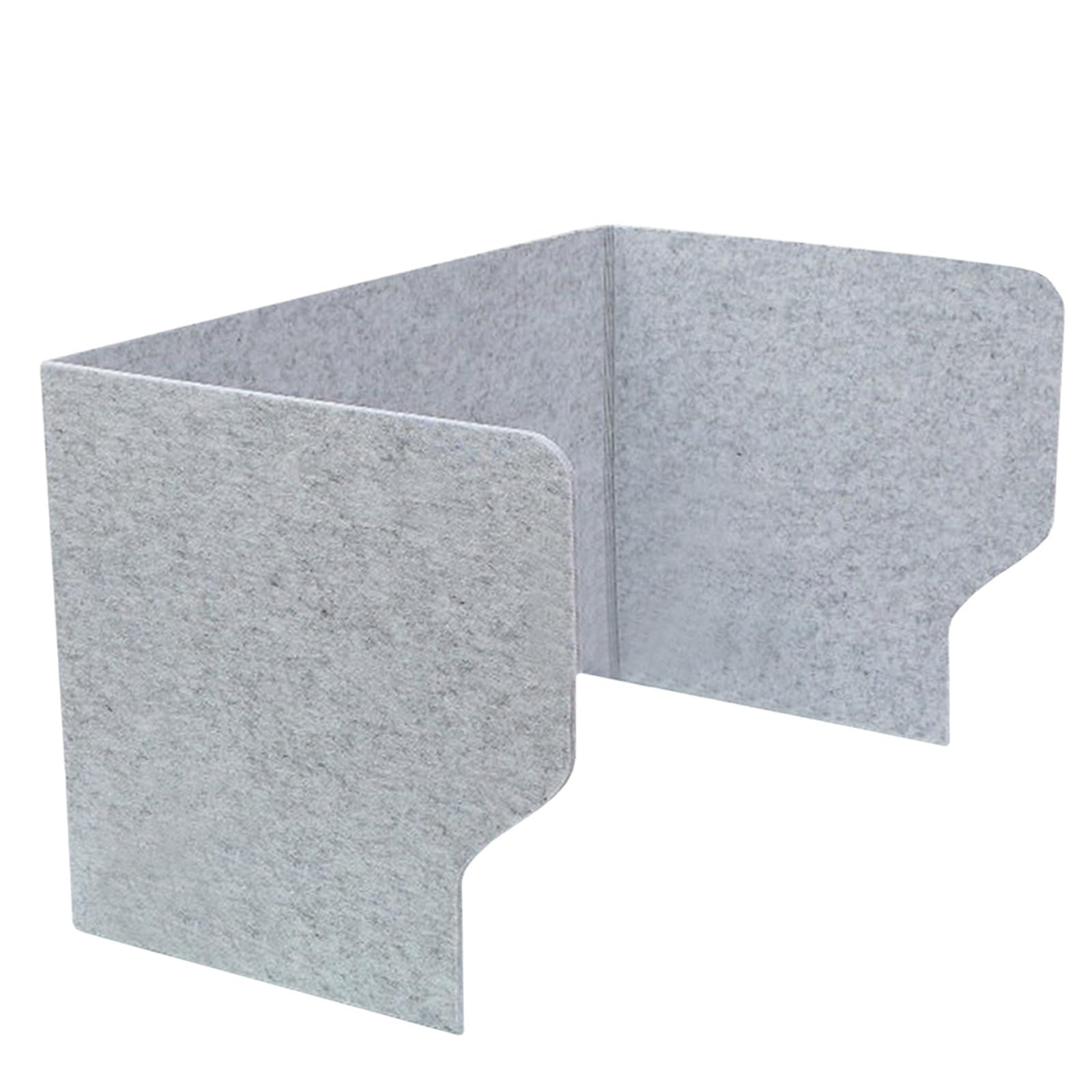 ZBBDFAZD Foldable Acoustic Desk Divider Panels - Soundproofing s 60/80/100cm for Offices & Conference Rooms - Freestanding Grey Protection Panels