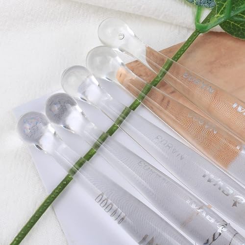 Miniatura 5 de Juego de 5 pinceles en miniatura para detalles finos y pintura artística, mini pincel para acrílico, óleo, acuarela, gouache, modelos