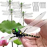 [AzukiY] 【アウトドアのプロ推薦】 オニヤンマ 虫除け 14cm 蚊除け キャンプ トンボ虫除け おにやんま 大きい 本物サイズ 蜂よけ 蜻蛉 昆虫 虫 動物 模型 トンボ 登山 キャンプ 釣り 衣服 玄関 (リアル, 2個セット)