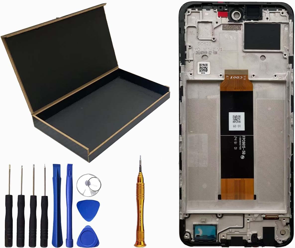 LCD Screen Display Touch Digitizer Assembly Frame Replacement for Mobile HMD Vibe LCD Screen N159V TA-1590 6.56"