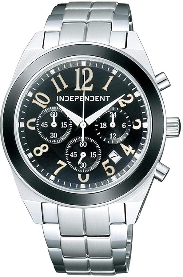 CITIZEN インディペンデント クロノグラフ ブラック ソーラーテック INDEPENDENT - 【プレ金sale】インディペンデント CITIZEN 偏光