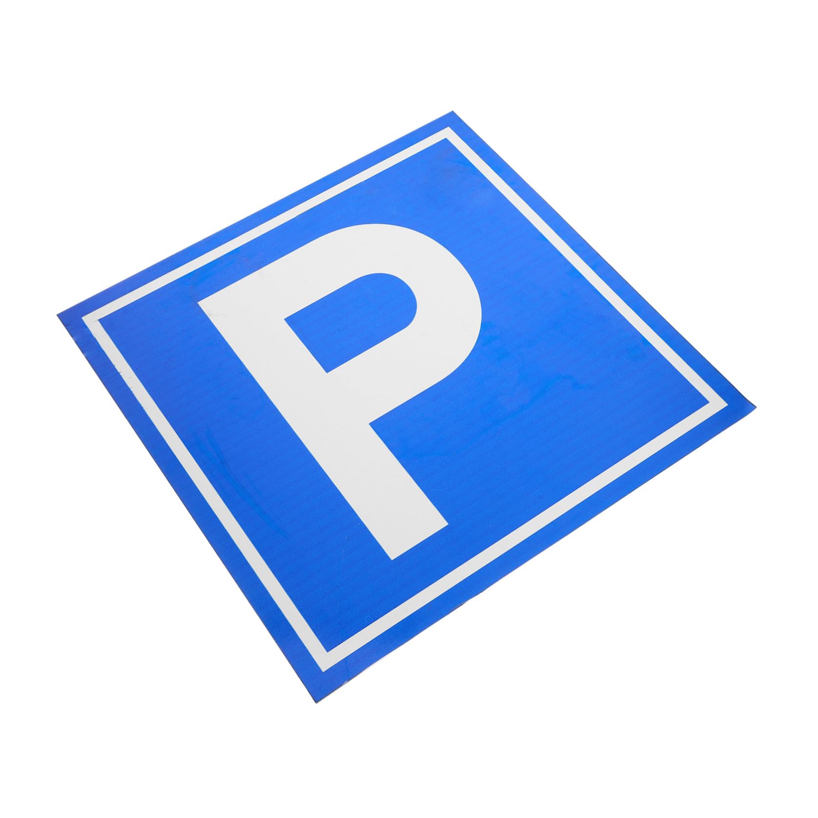 ABOOFAN Cartello Segnale Parcheggio Simbolo P in Lega di Alluminio Blu, Visibilità Elevata per Parcheggi e Luoghi Segnaletica Chiara