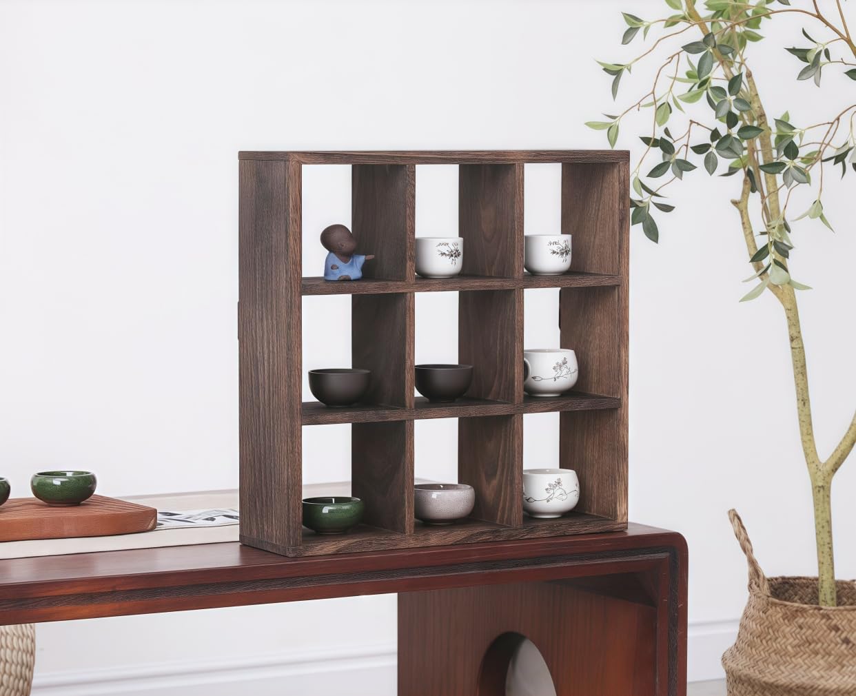 Amazon｜MAKETOMONEY アンティーク調 壁掛け棚 壁掛け