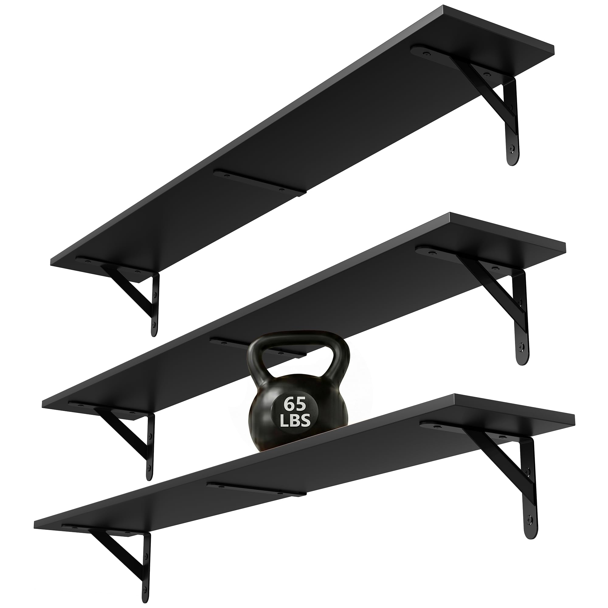WOPITUES Floating Shelves - 3-Pack -17