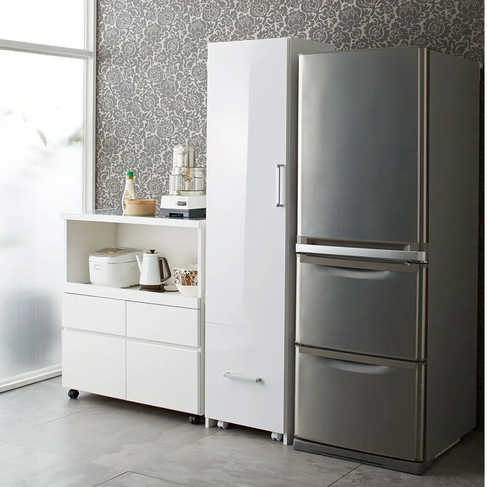 【直接引き取り限定】頑丈隙間ワゴン / キッチン隙間収納 Dinos Amazon.co.jp: ディノス キッチン収納 隙間収納 引き出して