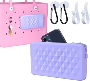 Support Téléphone Silicone Pour Sac - Pochette Accessoires Étanche Boggs, Fixation Pratique Plage