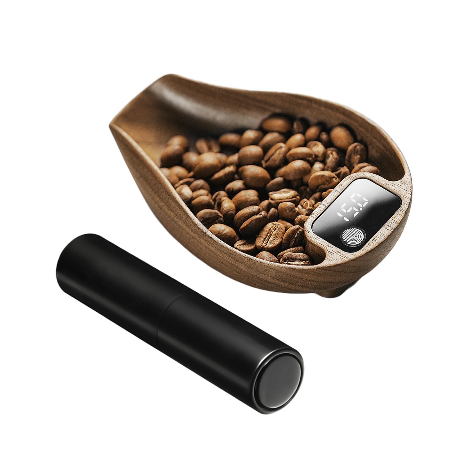 GOWENIC Zestaw z Fasoli Kawy i Zestaw Butelek z Sprayem, Mini Cyfrowa Skala dla Kawy 0,1 G wysoką precyzję z Wyświetlaczem LED TYP CAŁA dla Baristów Brewing Domowy (BLACK)