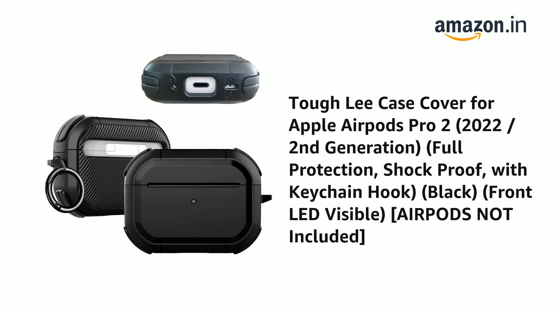 UNDEFEATED/AirPods proケース/KeyChain/Black Aulumu A19 AirPods Pro Case [2nd/1st Generation] with Lock