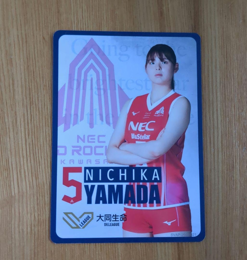 レッドロケッツ バレーボール 山田二千華選手 5カード NECレッド