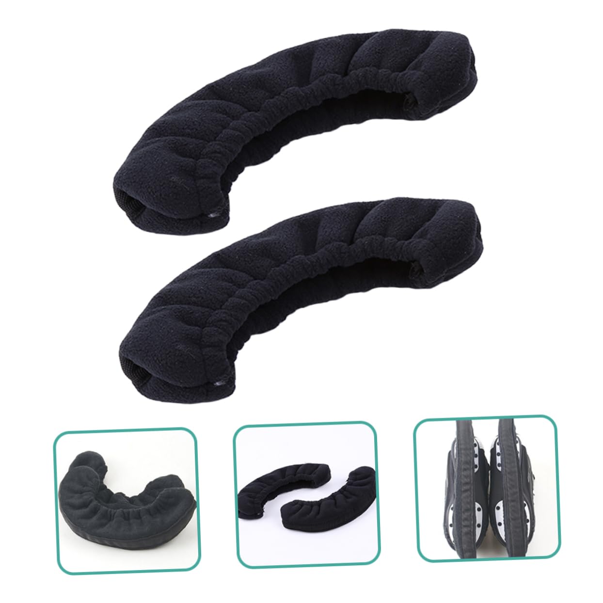 BESPORTBLE 5 Paar Elastische Schlittschuhschoner Für Schlittschuhe Oxford-Stoff Flusenmaterial Schlittschuhschutz Skating-schuhüberzug