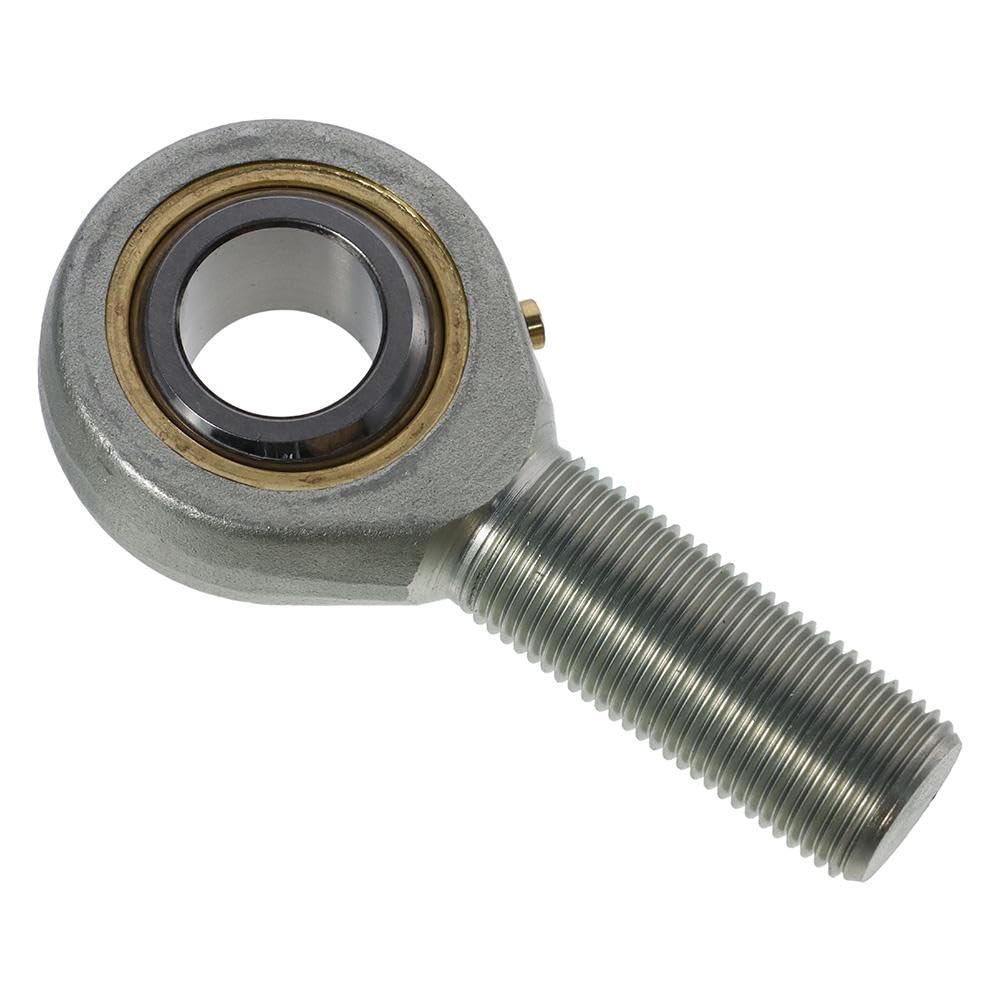 Self-Lubricating Joint Rod Ends Pre-Lubricated Low Noise Male Rod End Bearing Male Thread Connector Bearing Engineering Hydraulic Cylinders